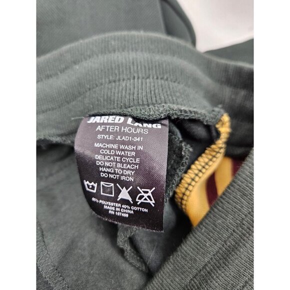 Jared Lang After Hours Track Pants Men L Green Stripe - Picture 6 of 6